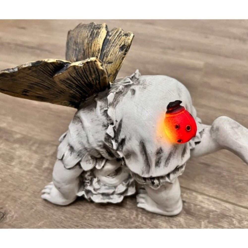 Garden Flower Fairy Outdoor Solar Decor, Fairy Garden Sculpture, Resin Ornaments